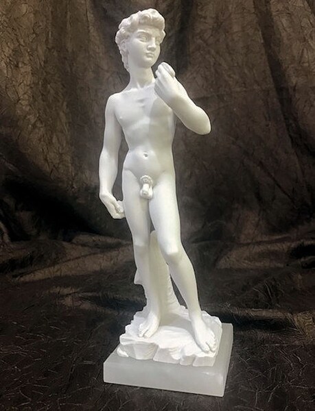 Famed David By Michelangelo Sculpture high-end replica marble